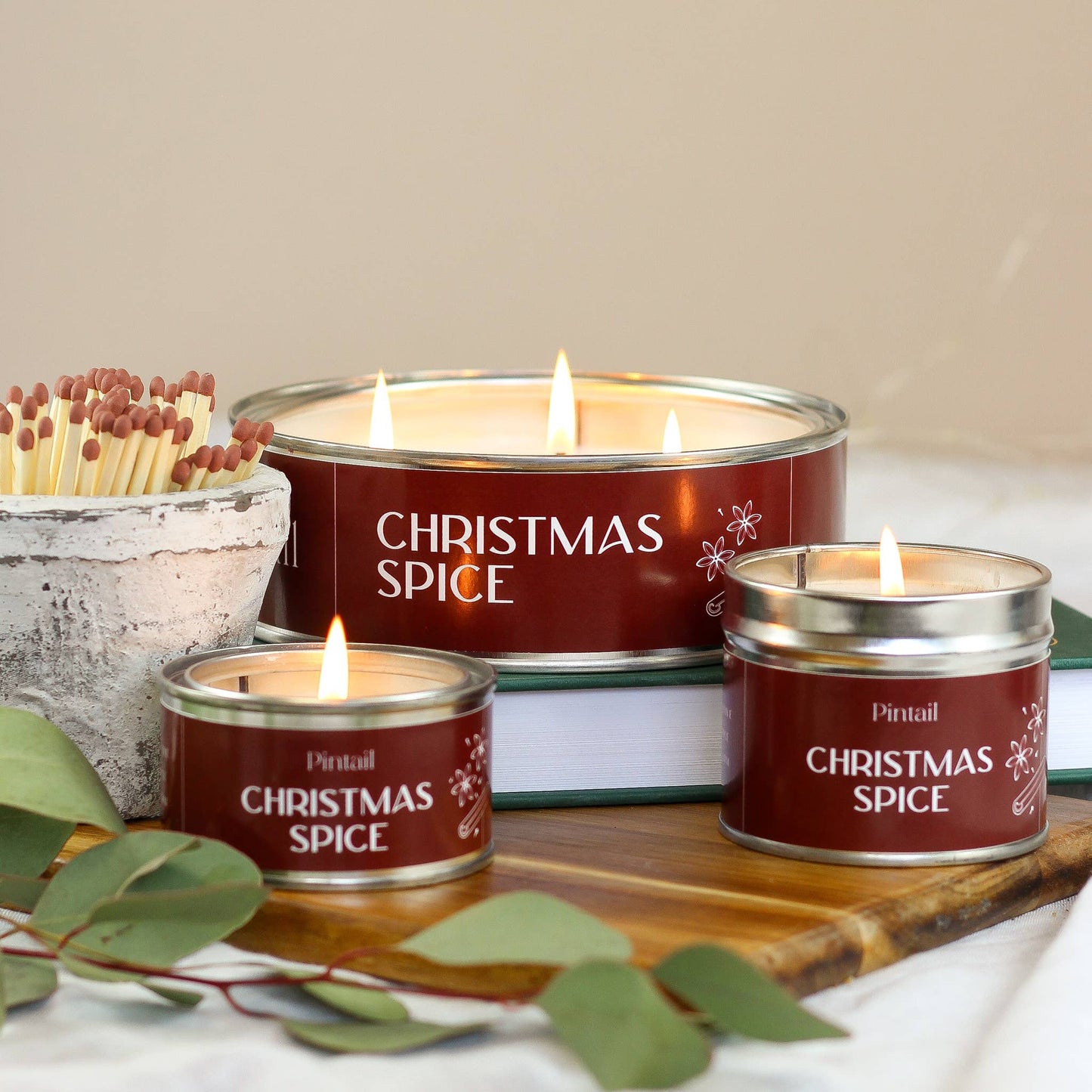 Christmas Spice Paint Pot Candle I Christmas Candle