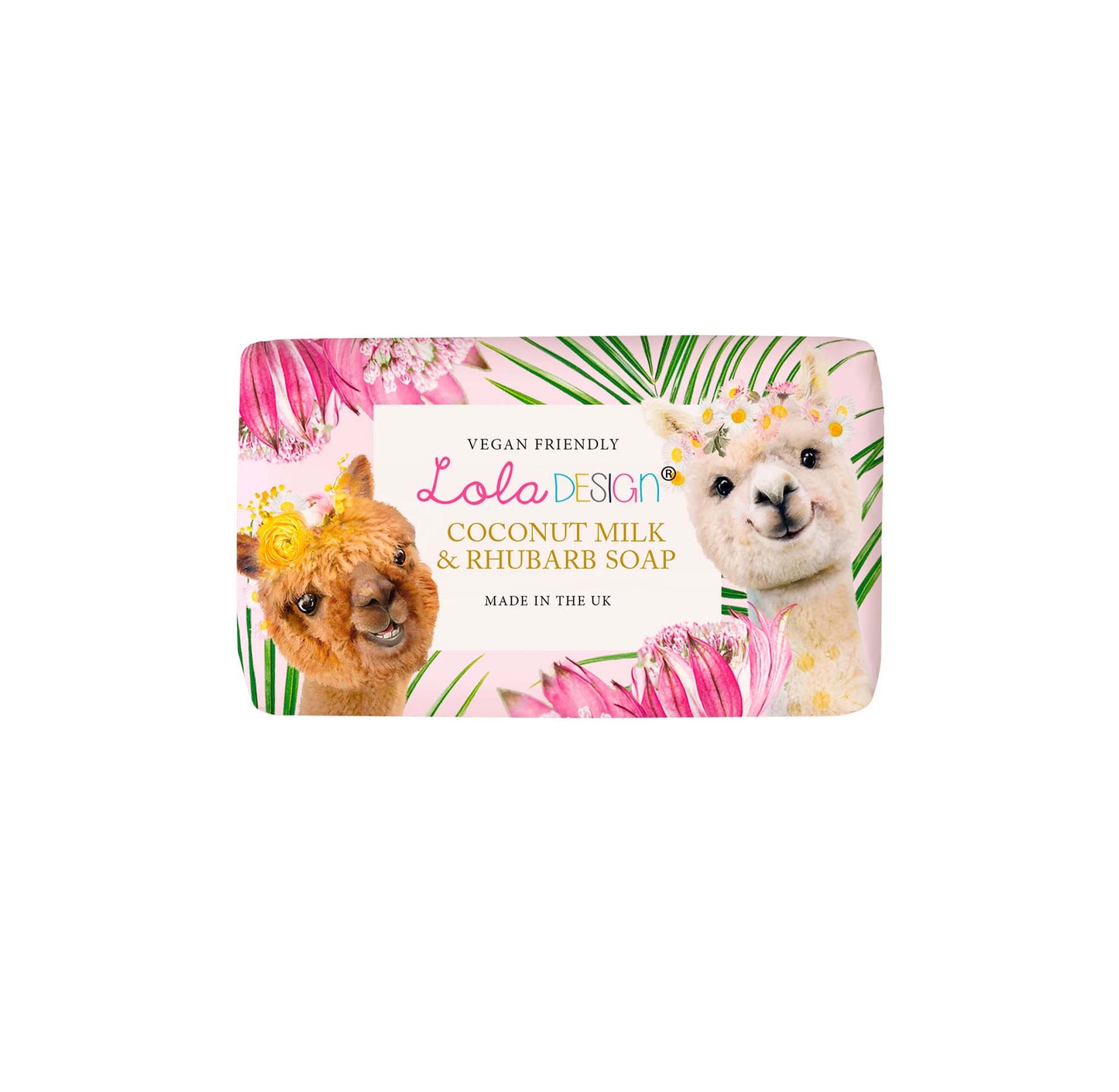 Coconut Milk & Rhubarb Soap – Alpaca Gift Soap