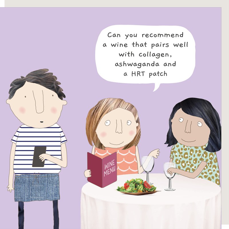 Pairs well - birthday card
