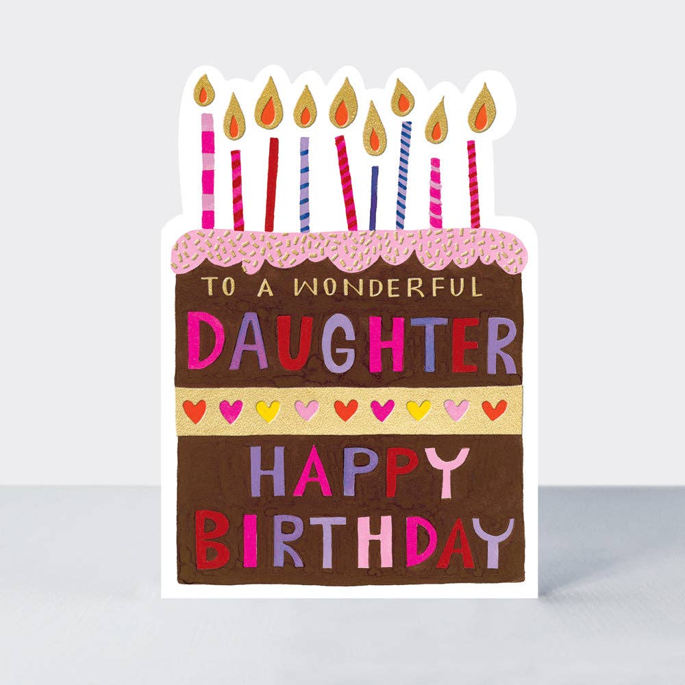 Cookie Cutters - Daughter/Cake Birthday Card