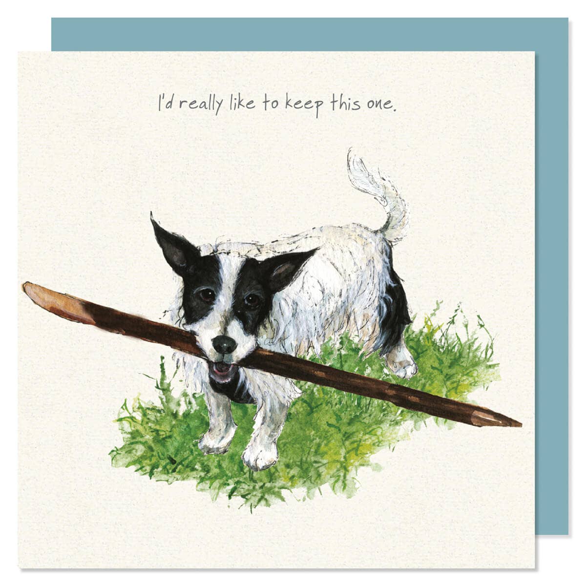 Broken-Coated Jack Russell Greeting Card