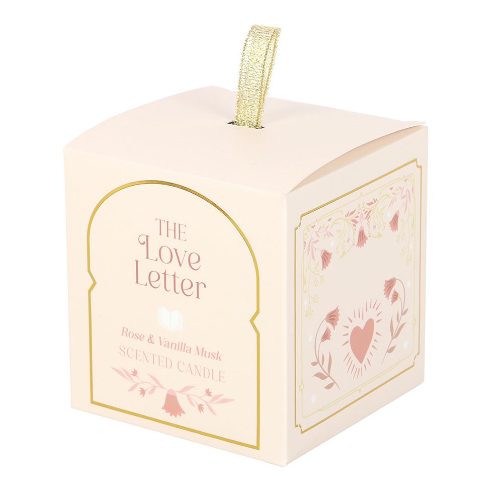The Love Letter - Rose & Vanilla Musk Candle ❤️