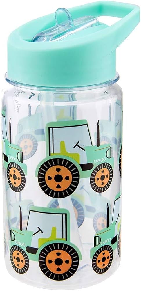 Sass & Belle kids water bottle Tractor