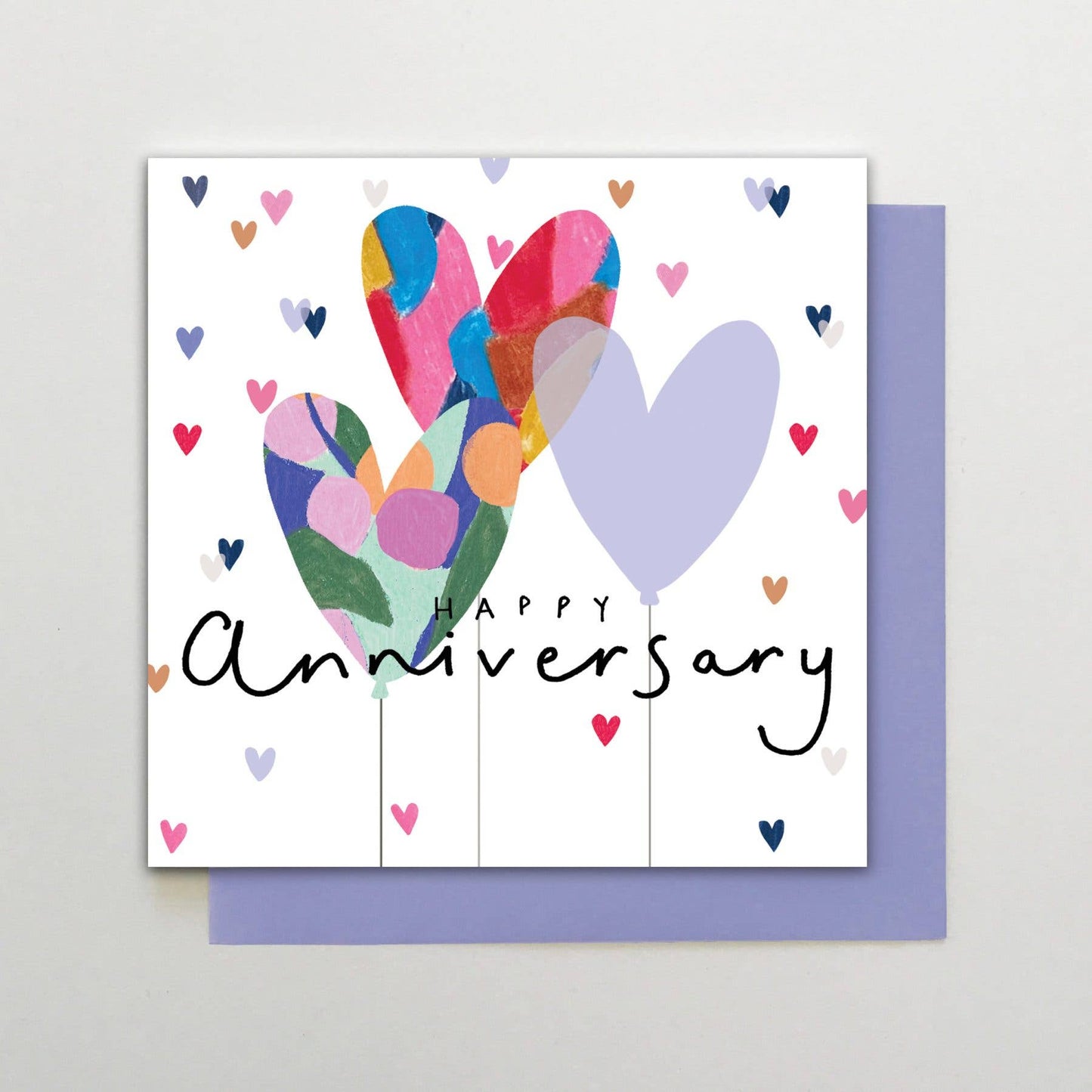 Happy Anniversary Hearts Balloons