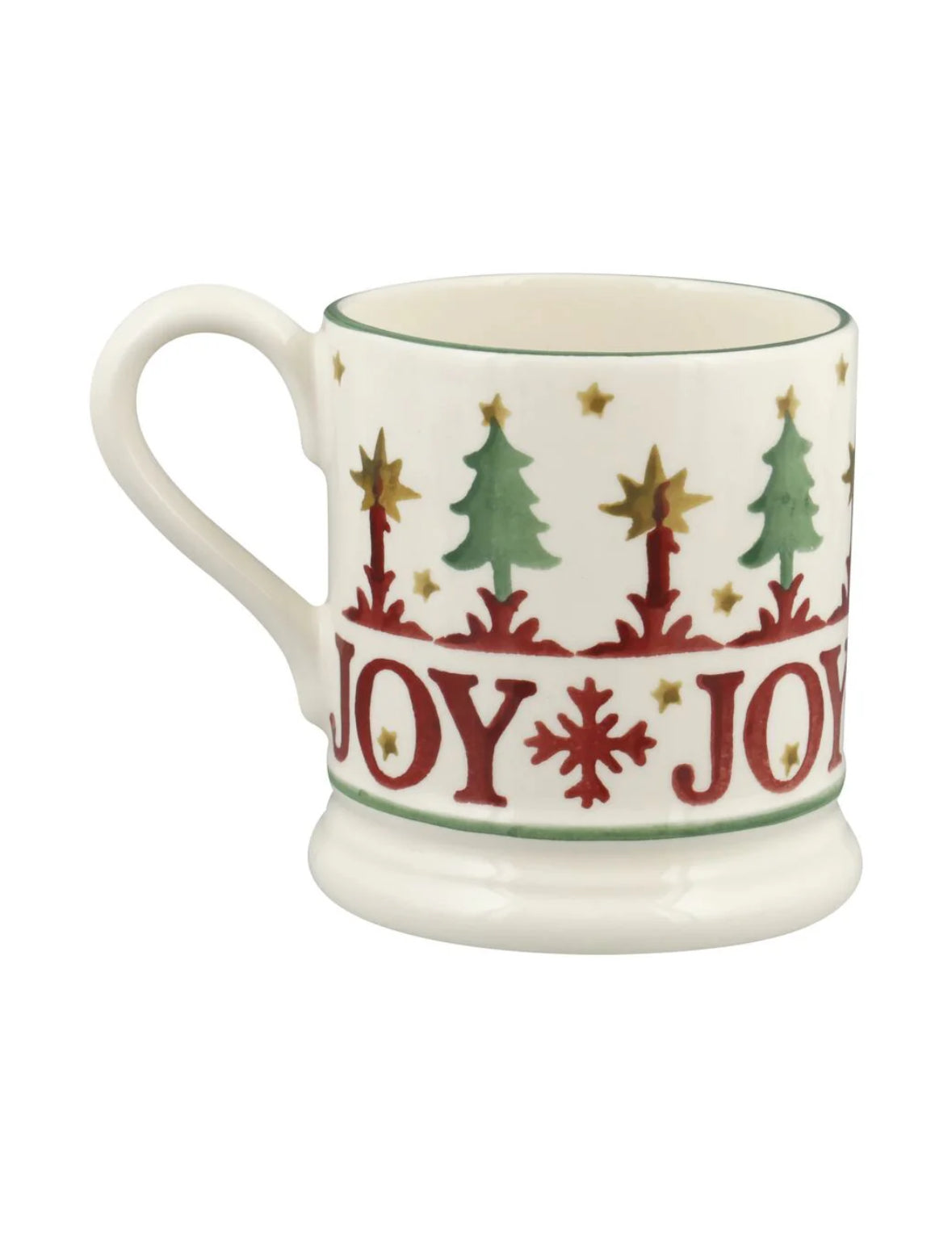 Christmas Peace & Joy half pint mug set of 2 - Emma Bridgewater