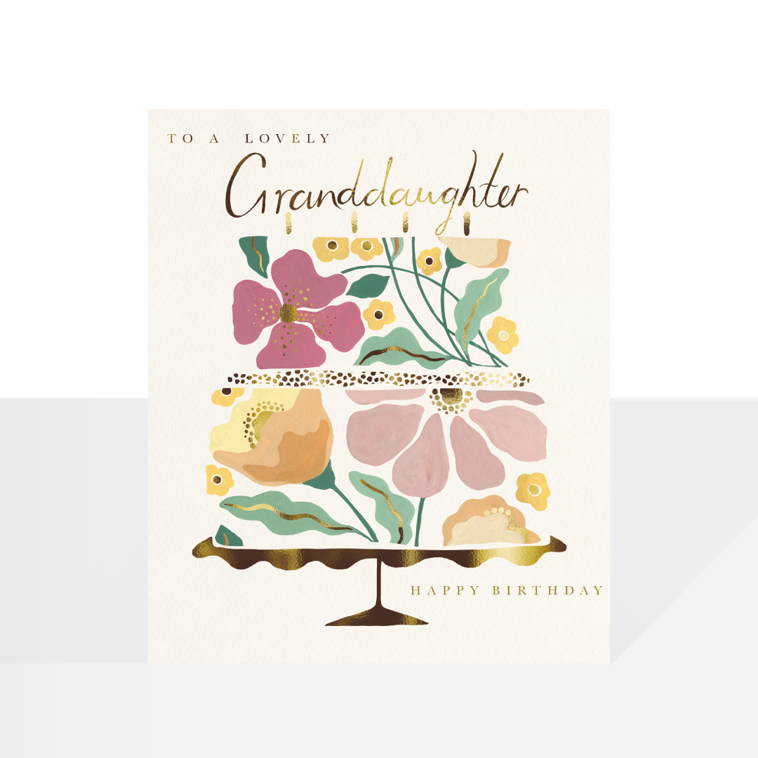 Lovely Granddaughter birthday card