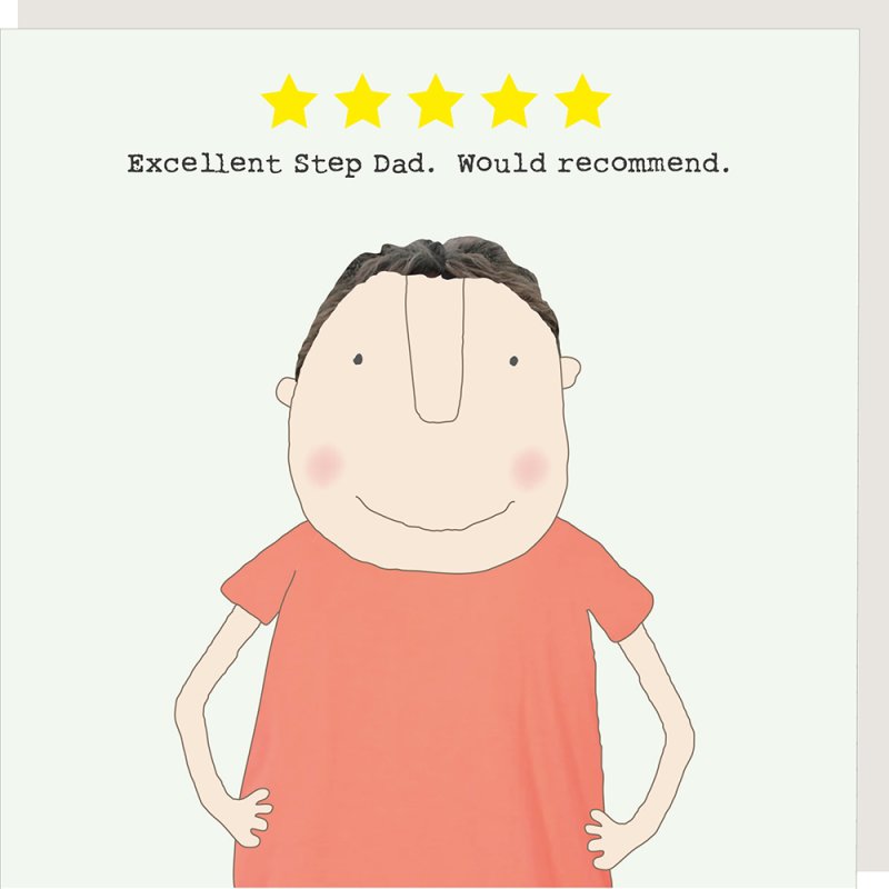 Five star step-dad - card