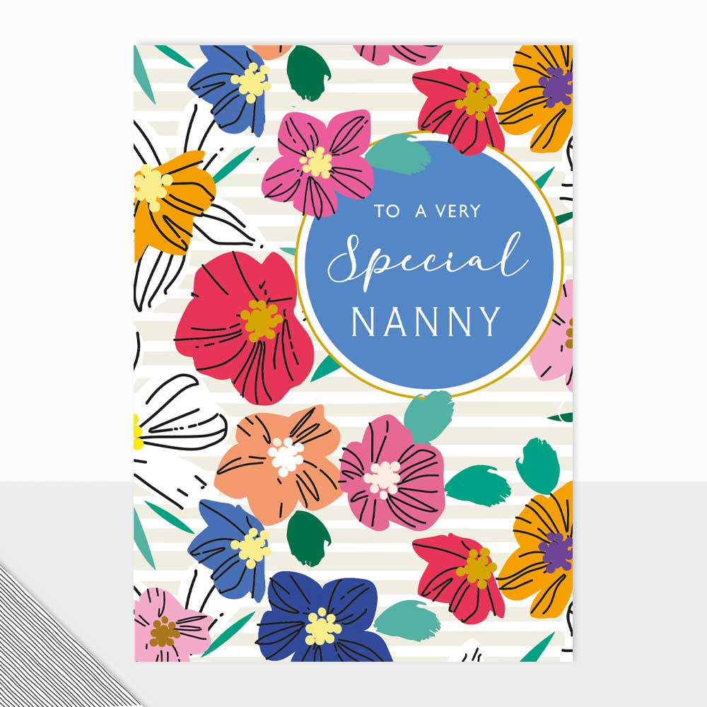Birthday Card For Nanny - Special Nanny - Utopia Collection