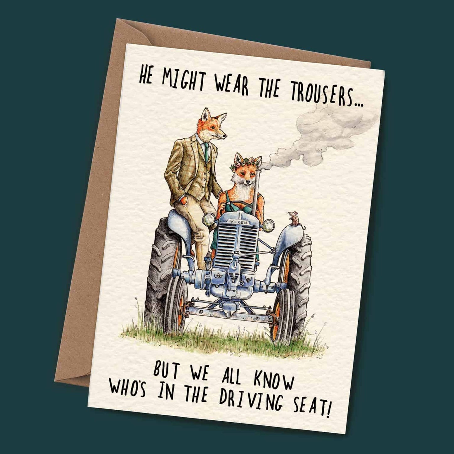 Driving Seat Card - Wedding Card - Engagement Card