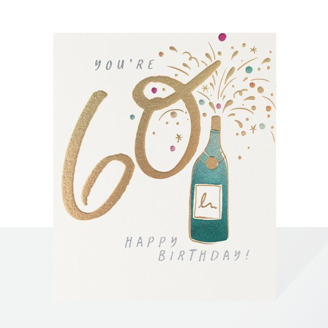 60th birthday metallics