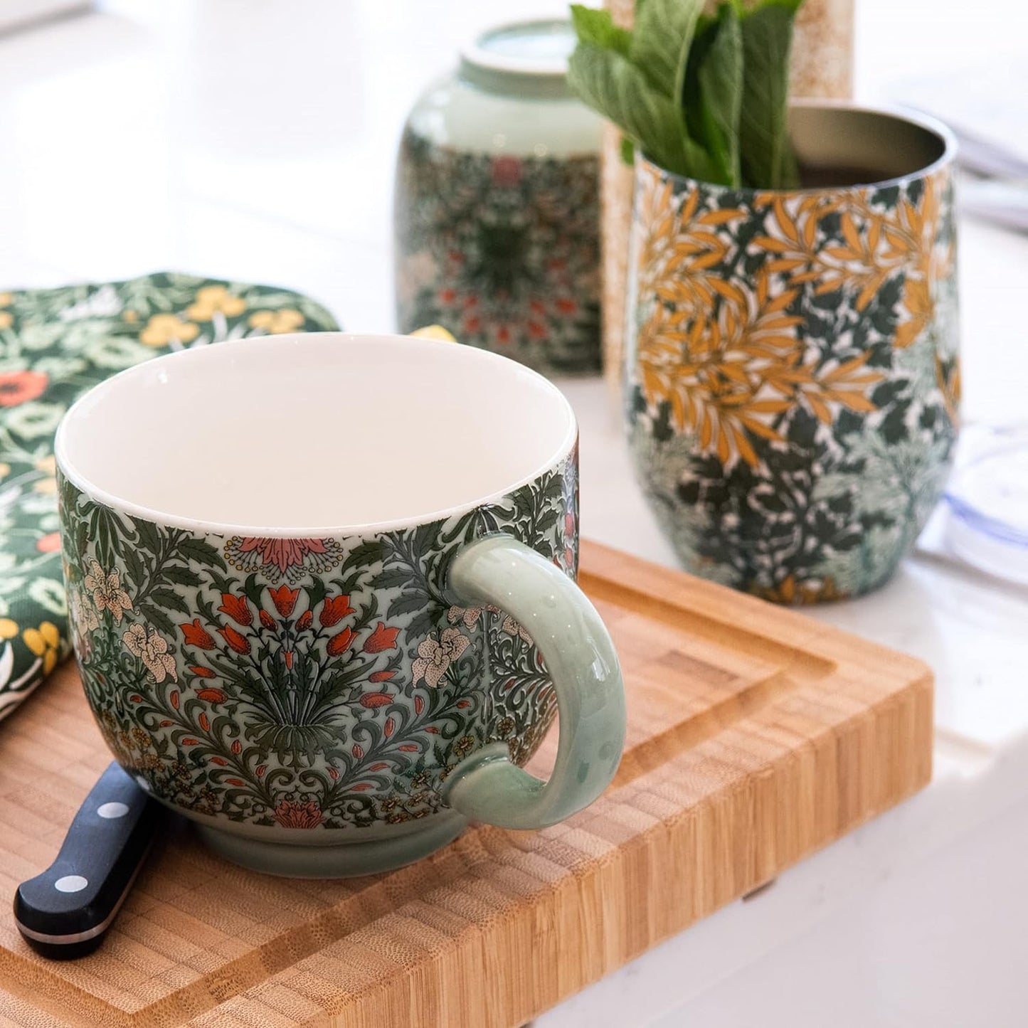 Morris & Co. fine china large mug - Heathcote & Ivory