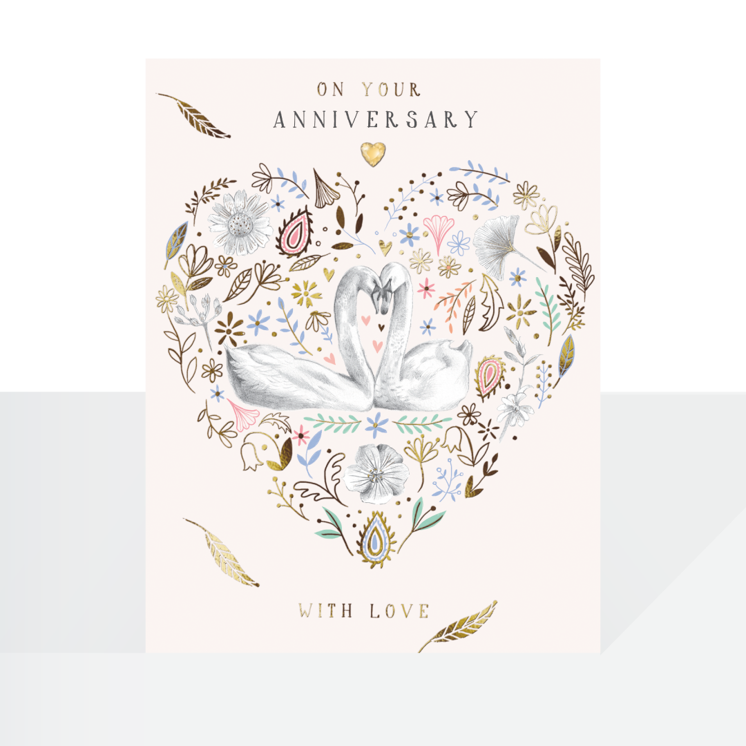 On your Anniversary - swans