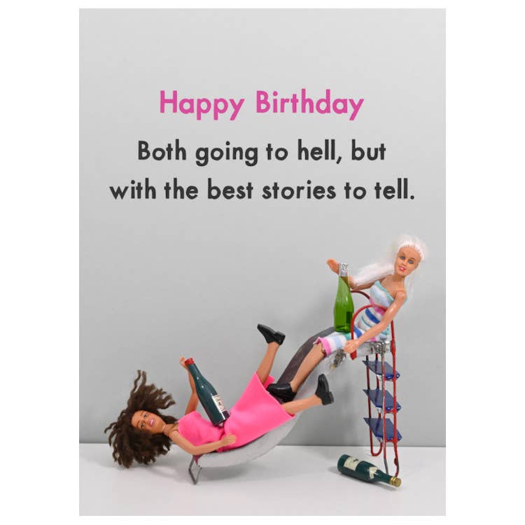 Best Stories Going To Hell | Happy Birthday | Cards for Her