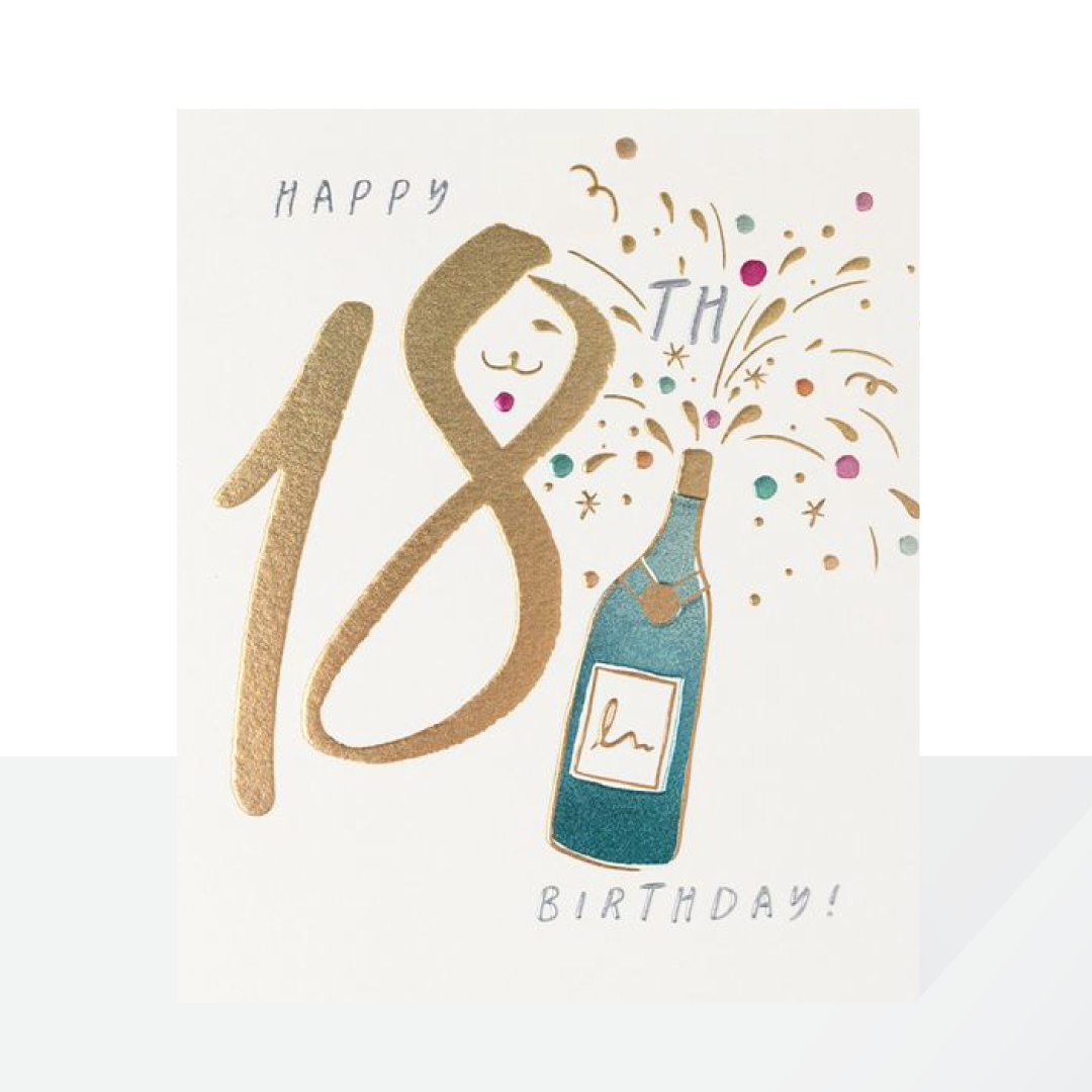 18th birthday metallics