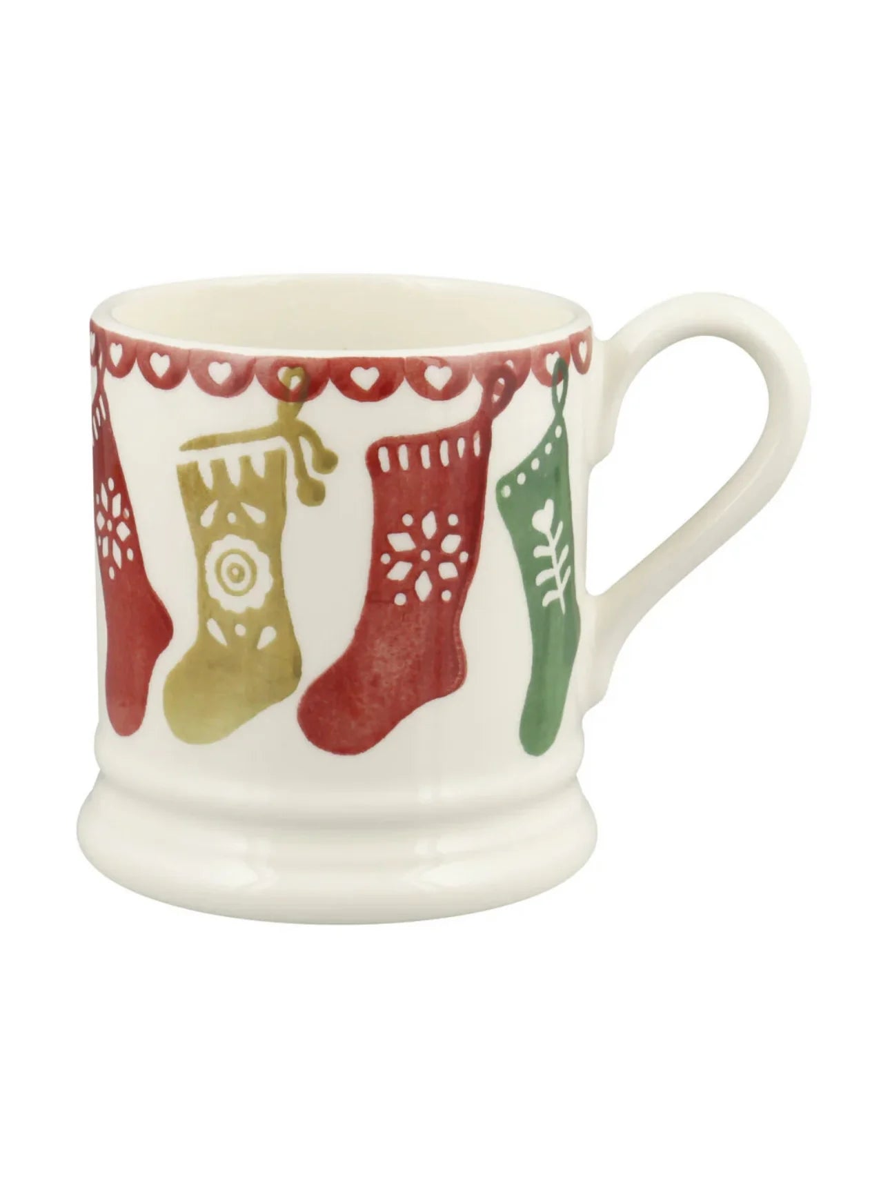 Christmas Stockings half pint mug - Emma Bridgewater