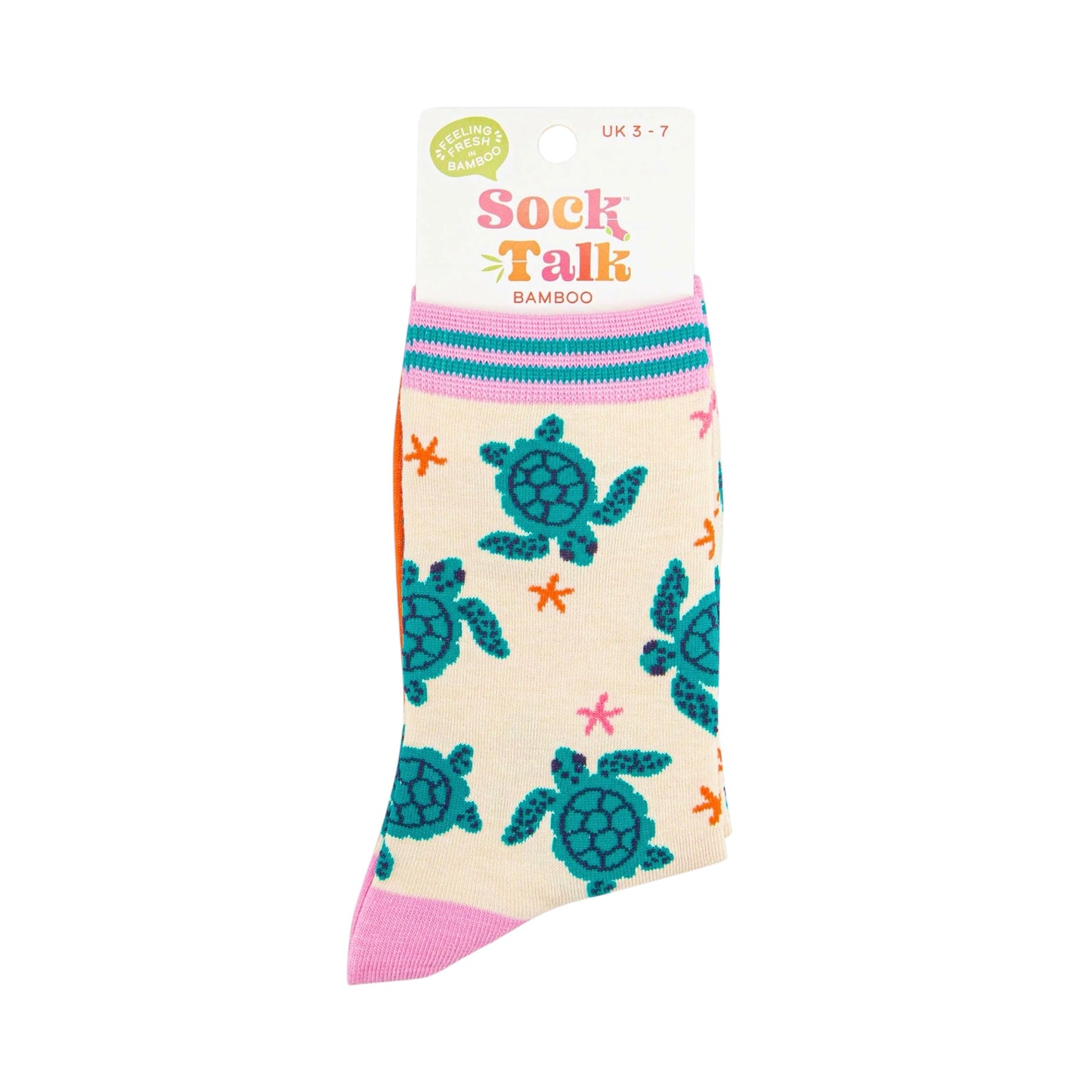 Ladies bamboo socks - Turtles