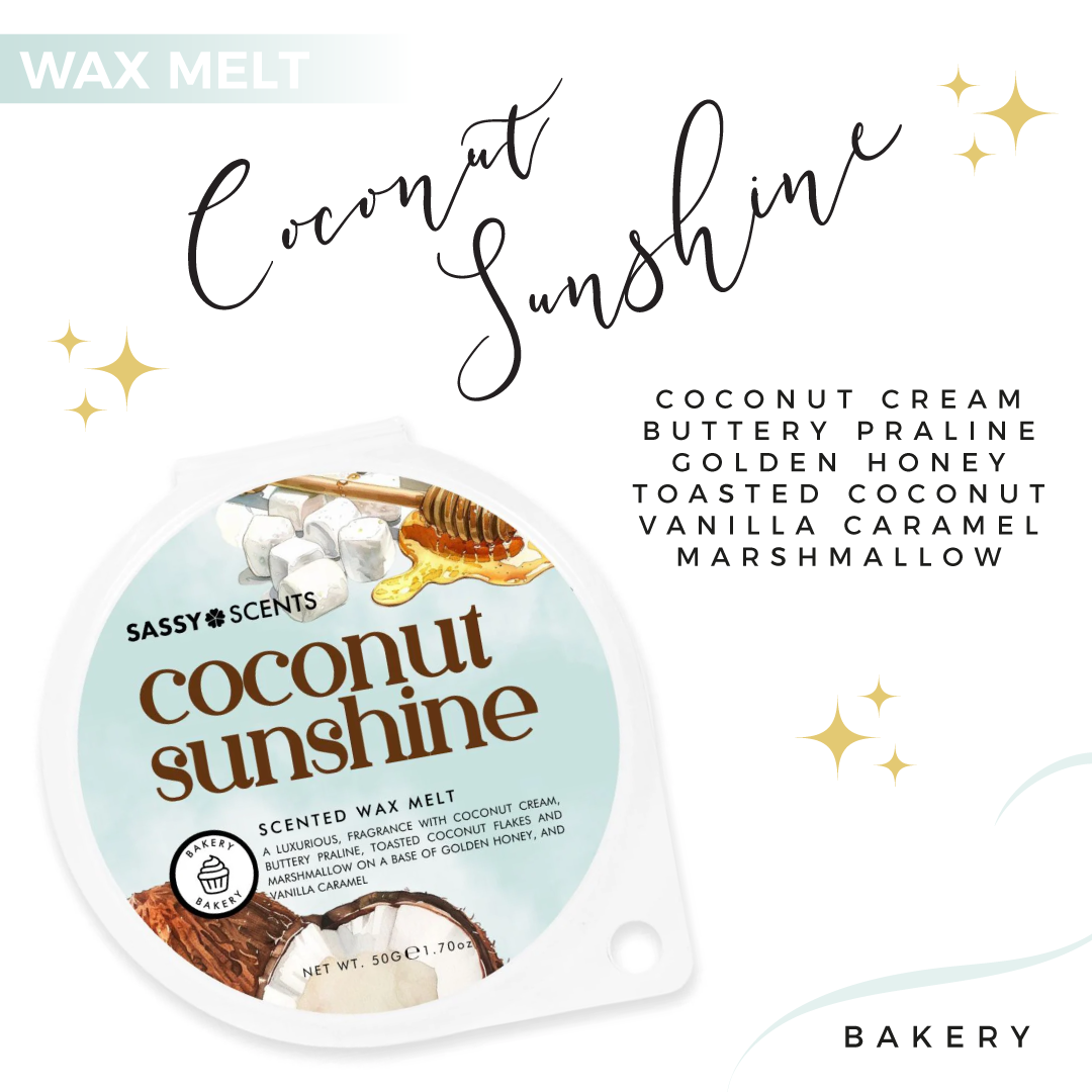 Coconut sunshine - wax melt