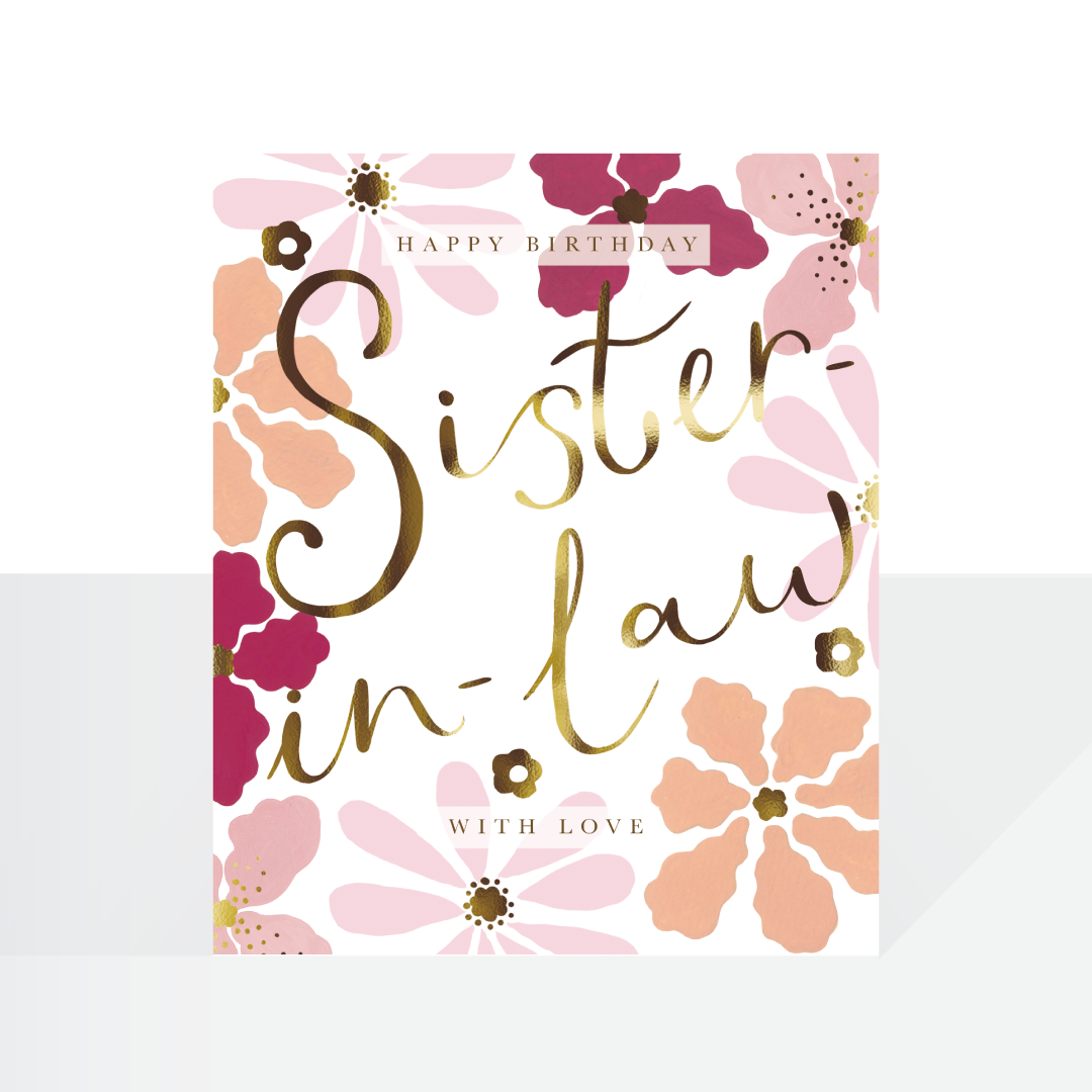 Sister-in-law birthday modern floral