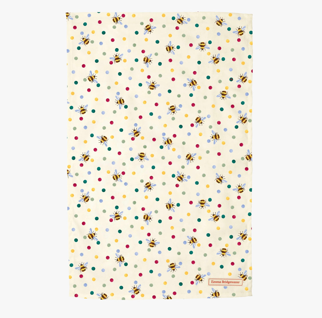 Emma Bridgewater tea towel - Polka dot + bees