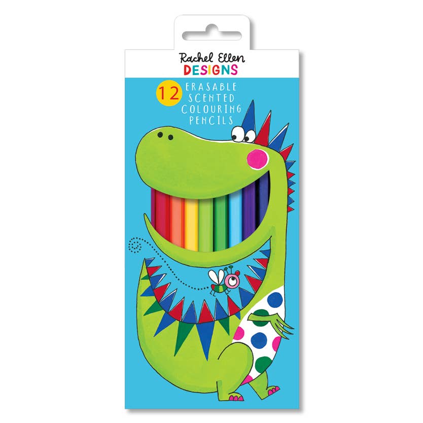 Scented Colouring Pencils - Dinosaur