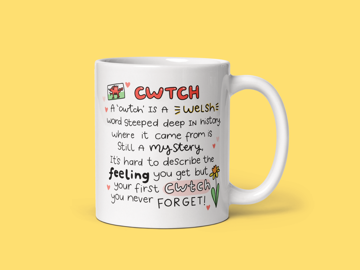 CWTCH Mug - Welsh Gift | Wales | Cymraeg