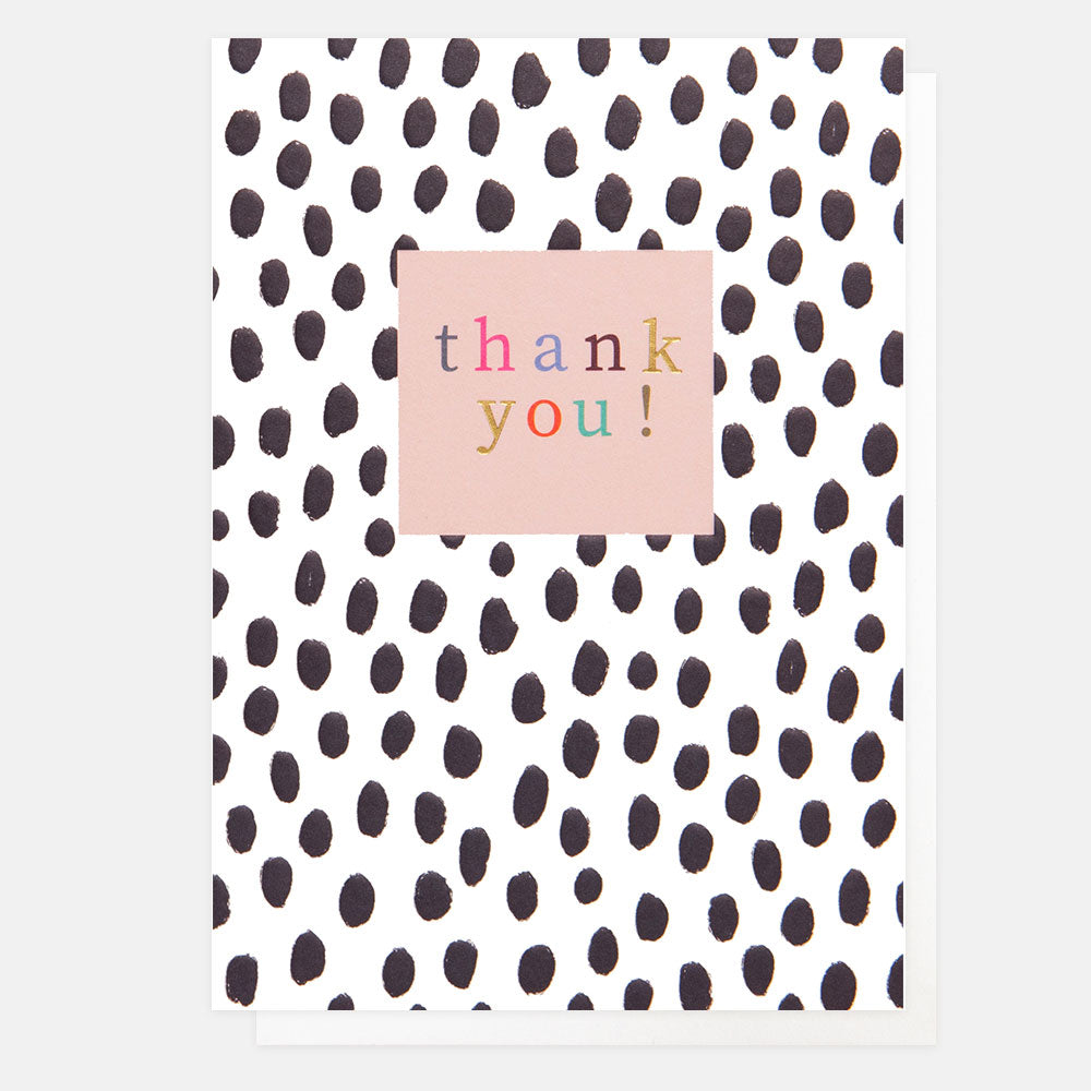 Thank you - spots, card