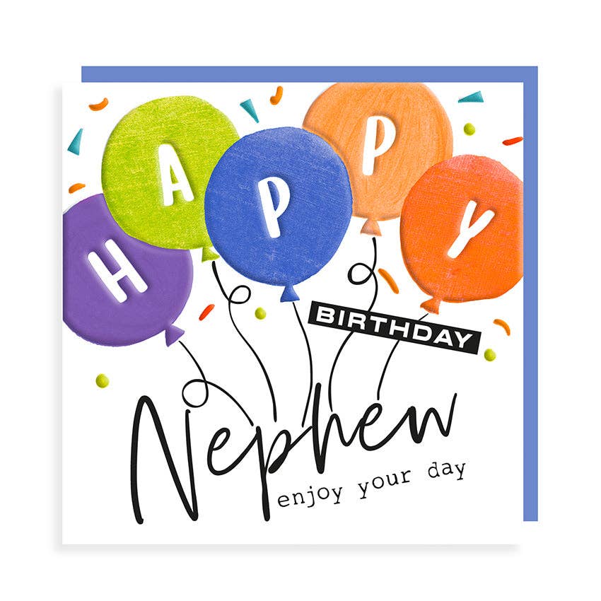 Happy Birthday Nephew - Party Balloons