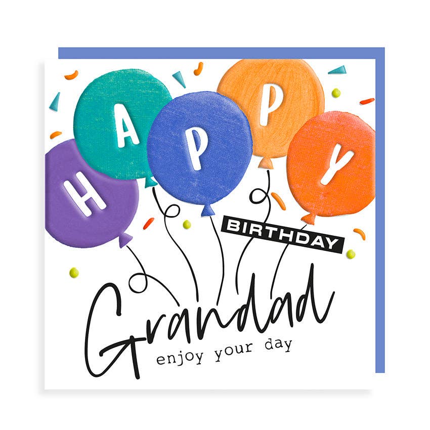 Happy Birthday Grandad - Party Balloons