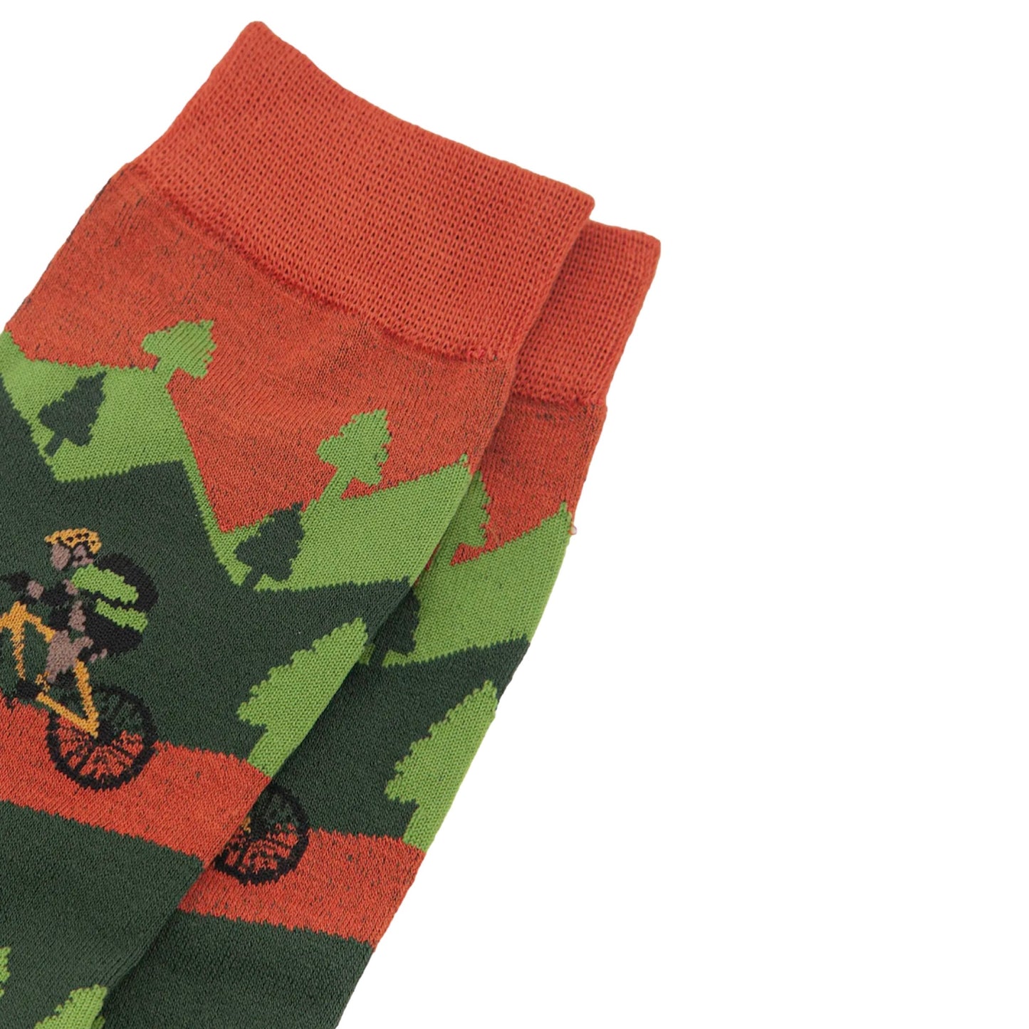 Men’s bamboo socks - Forest cycling