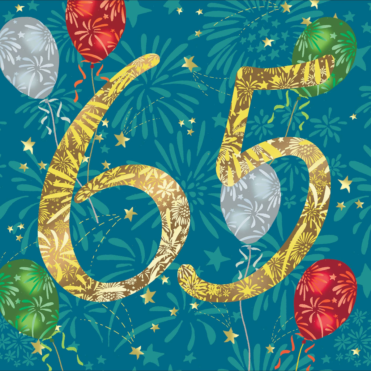 65th Birthday Card For Him or For Her