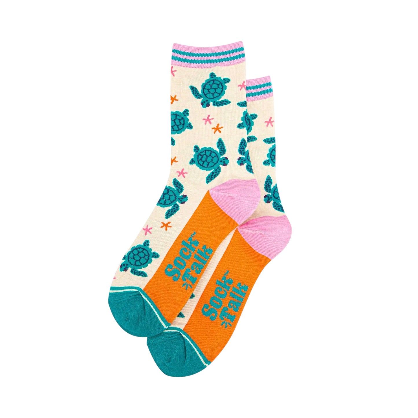 Ladies bamboo socks - Turtles