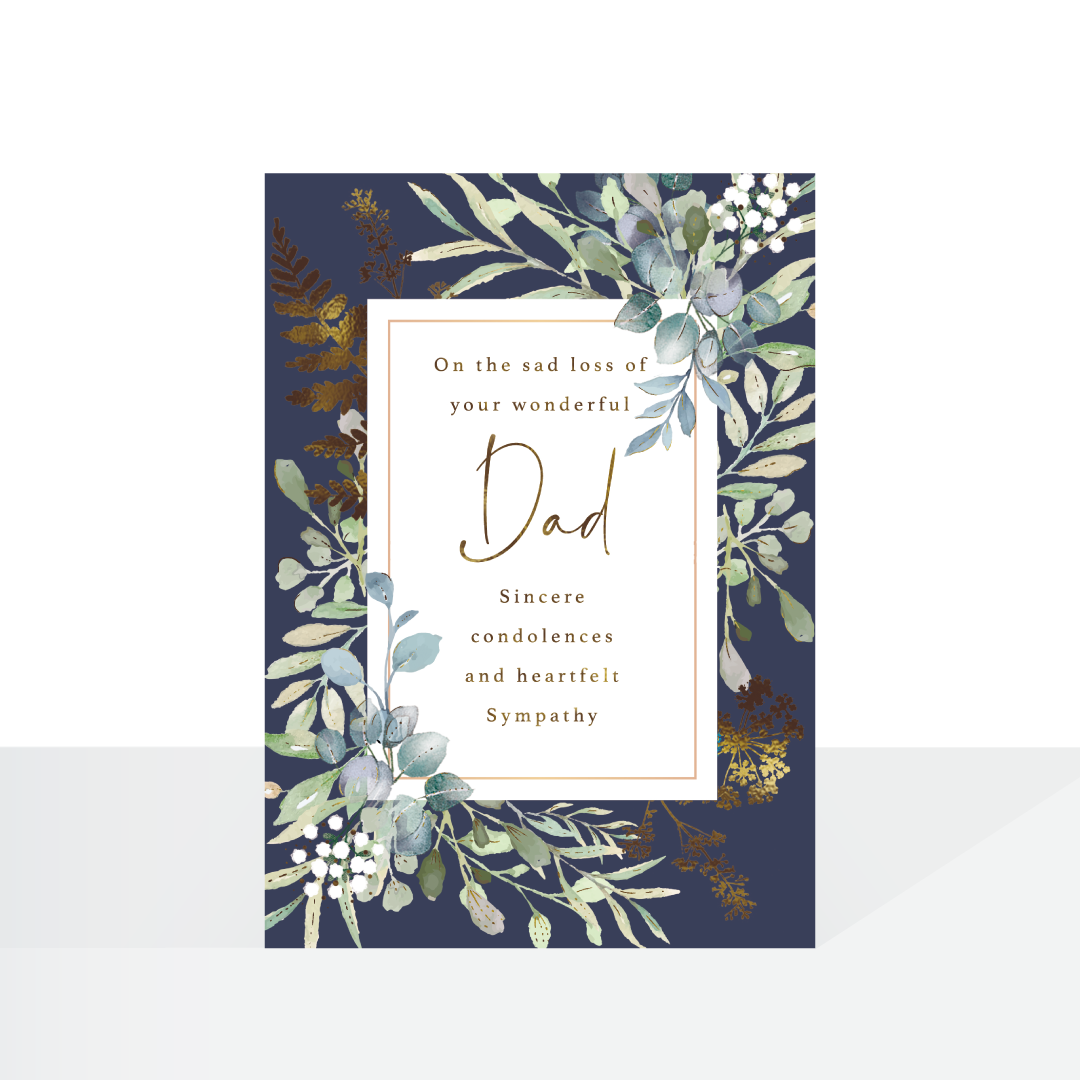 Sympathy Dad loss card