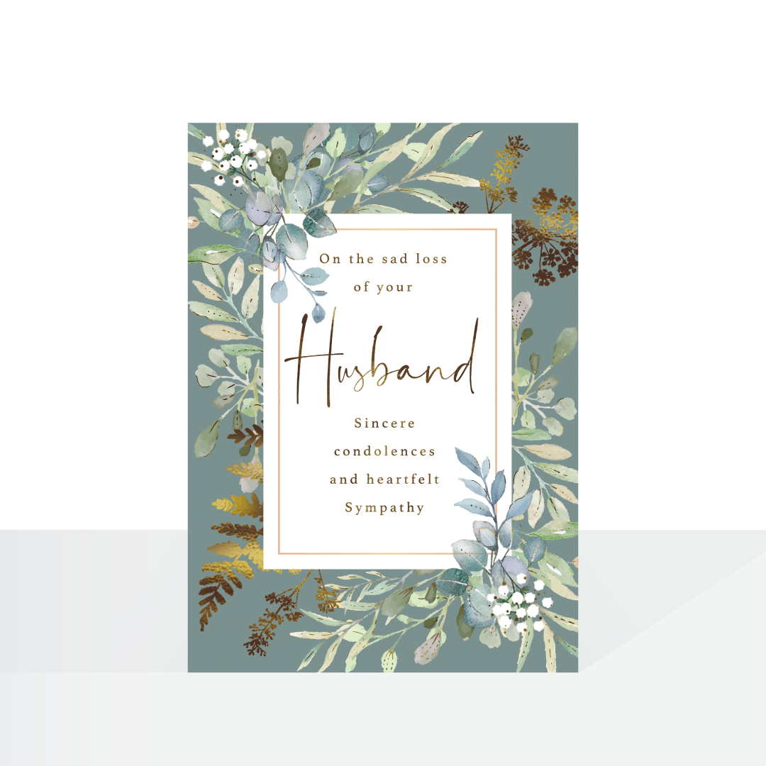 Sympathy Husband loss card