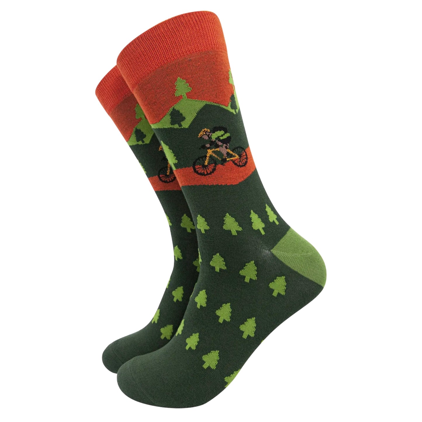 Men’s bamboo socks - Forest cycling
