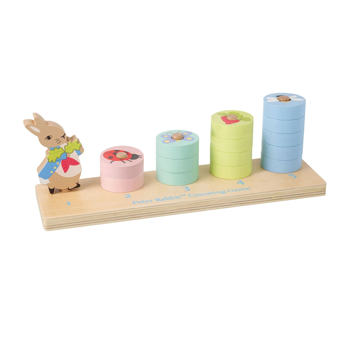 Peter Rabbit counting game wooden baby gift - Orange Tree Toys