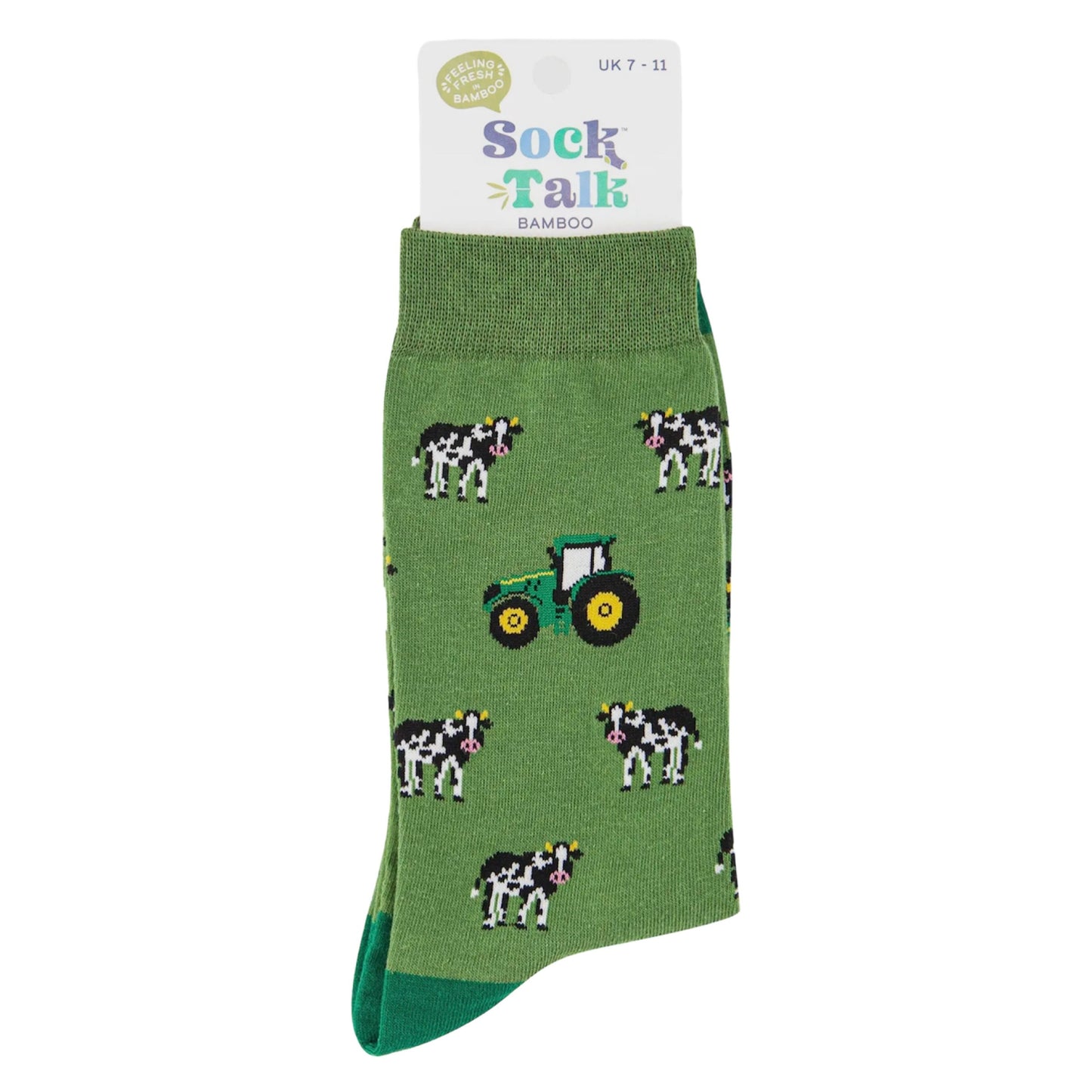 Men’s bamboo socks - Cows & tractors