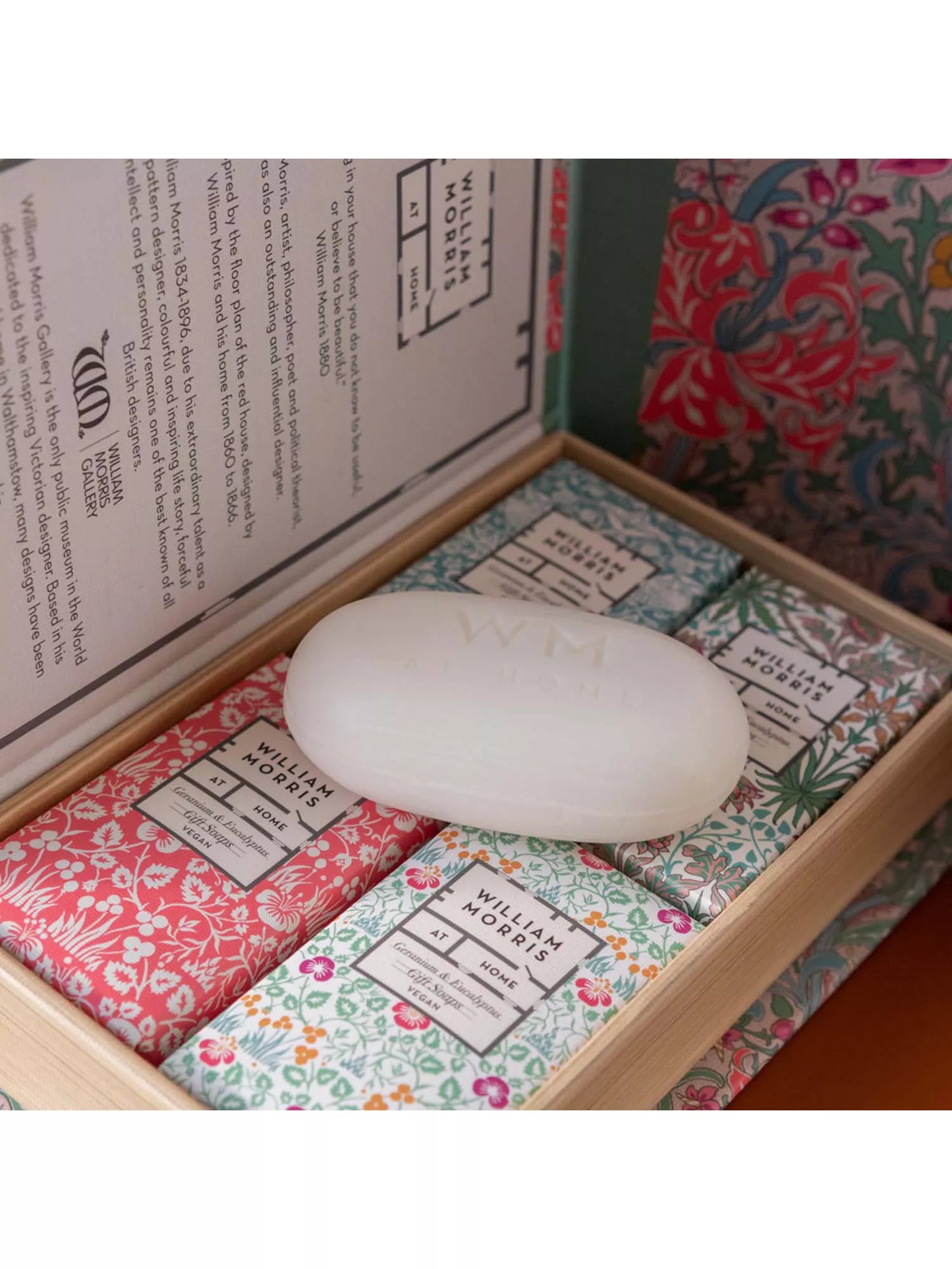 Morris & Co. Golden Lily guest soap library - Heathcote & Ivory