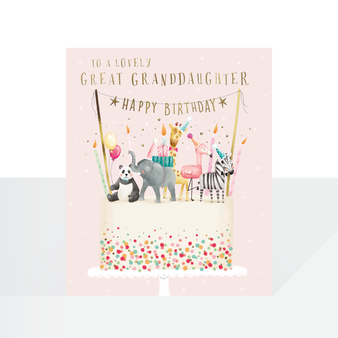 Lovely Great Granddaughter birthday card