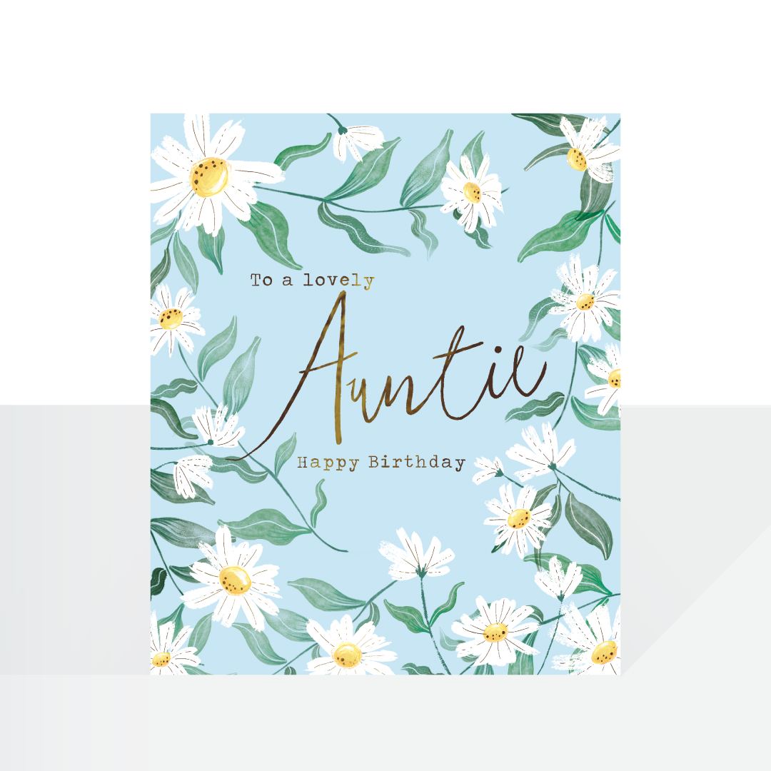 Lovely Auntie birthday card