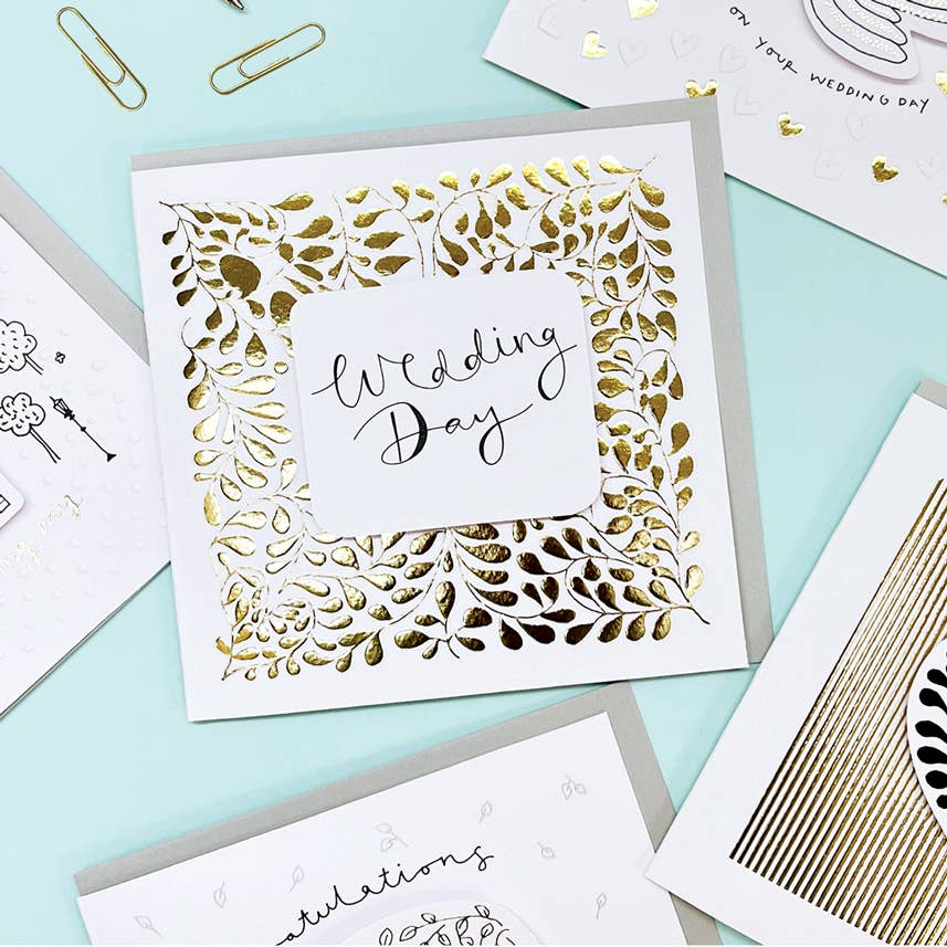 Paper Treasures - Wedding Day Greetings Card