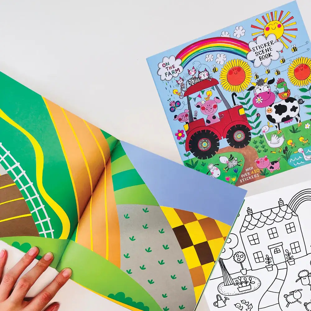 Sticker Scene Books - On The Farm