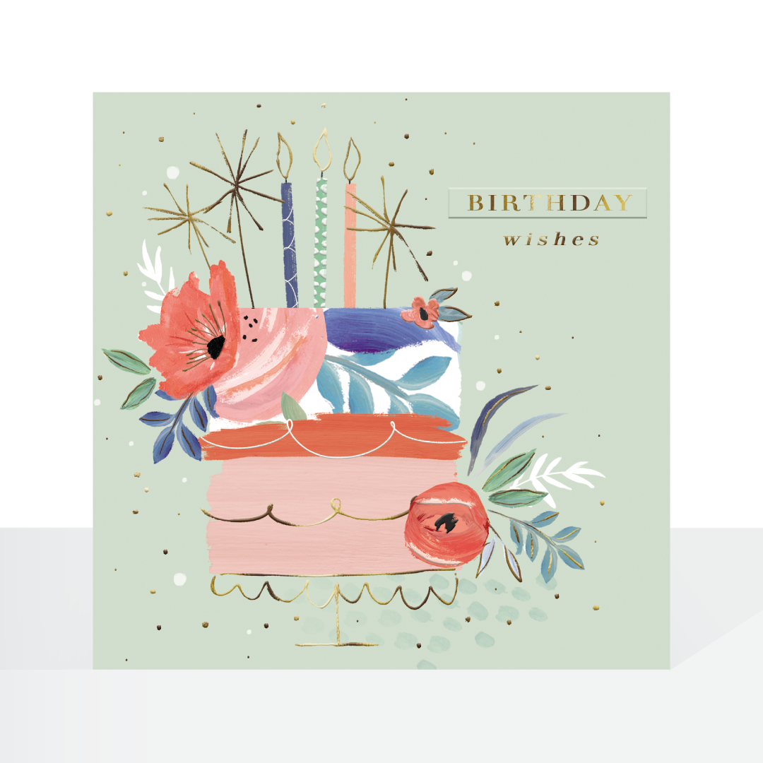 Bellini Fizz birthday cake - birthday card