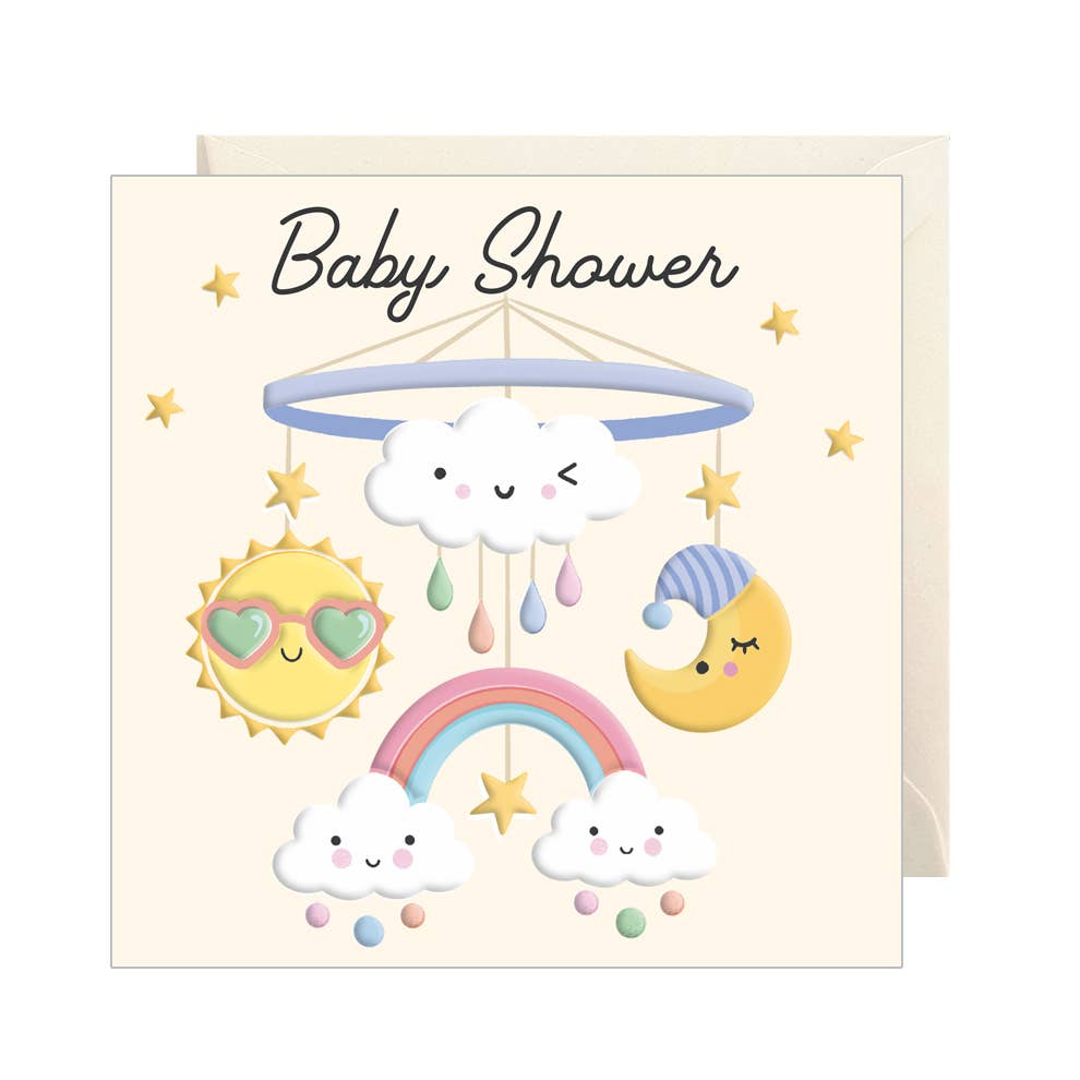 Baby shower - lovely mobile