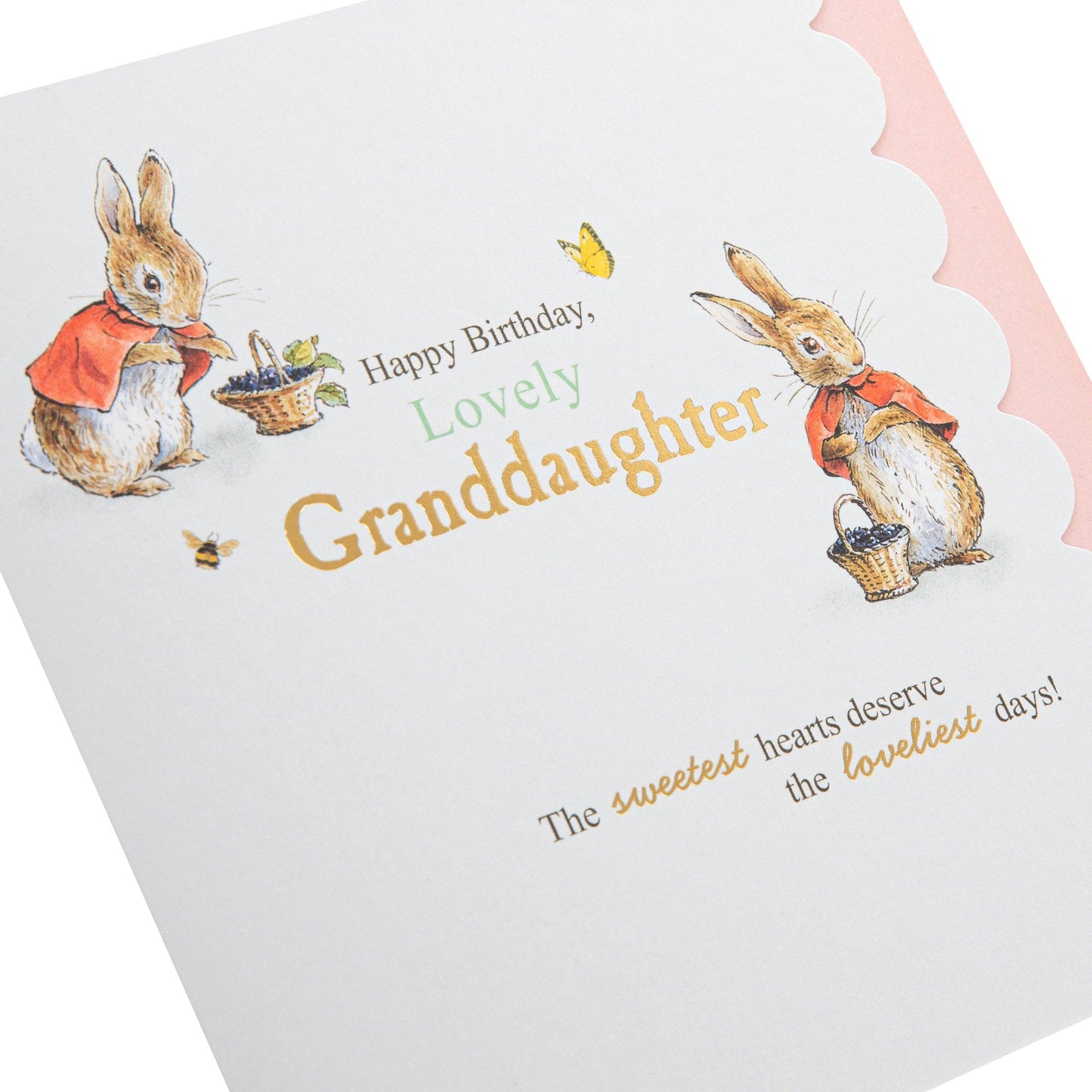Birthday Card for Granddaughter - Peter Rabbit Design