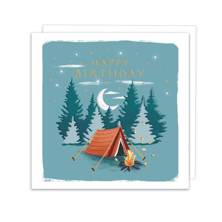 Happy Birthday - Camping - Outdoors - Adventure