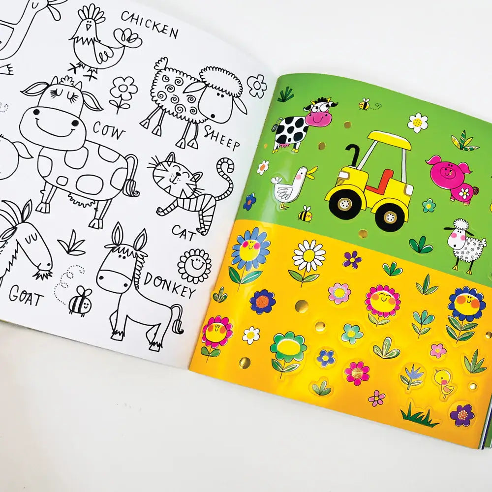 Sticker Scene Books - On The Farm