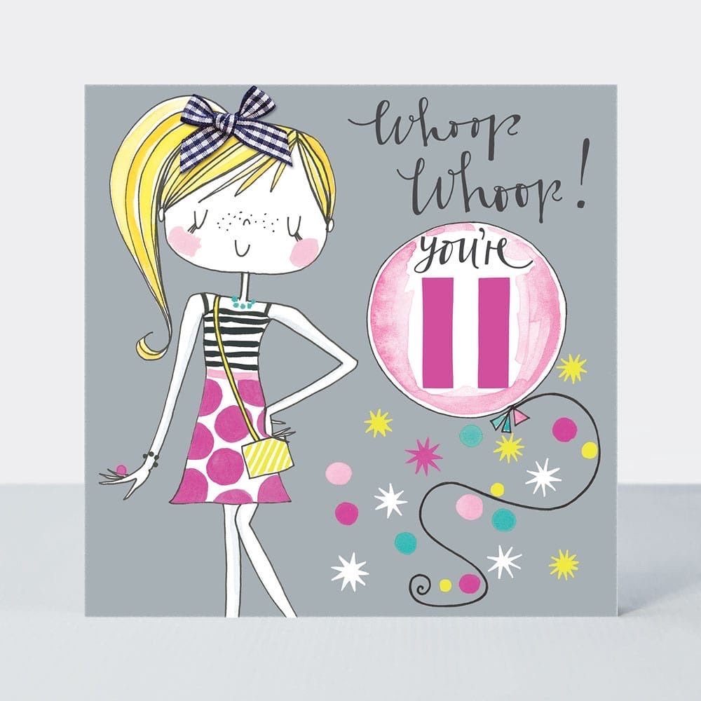 Whoop 11 today - girls card