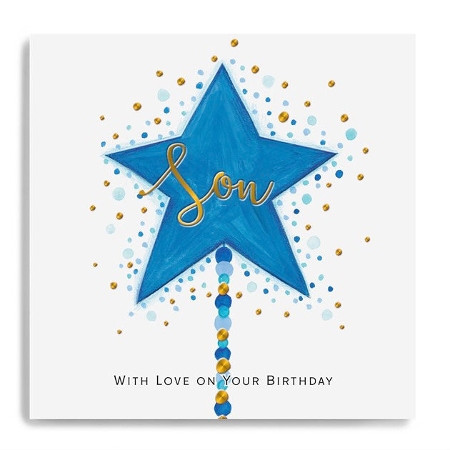 Son, with love on your birthday - card