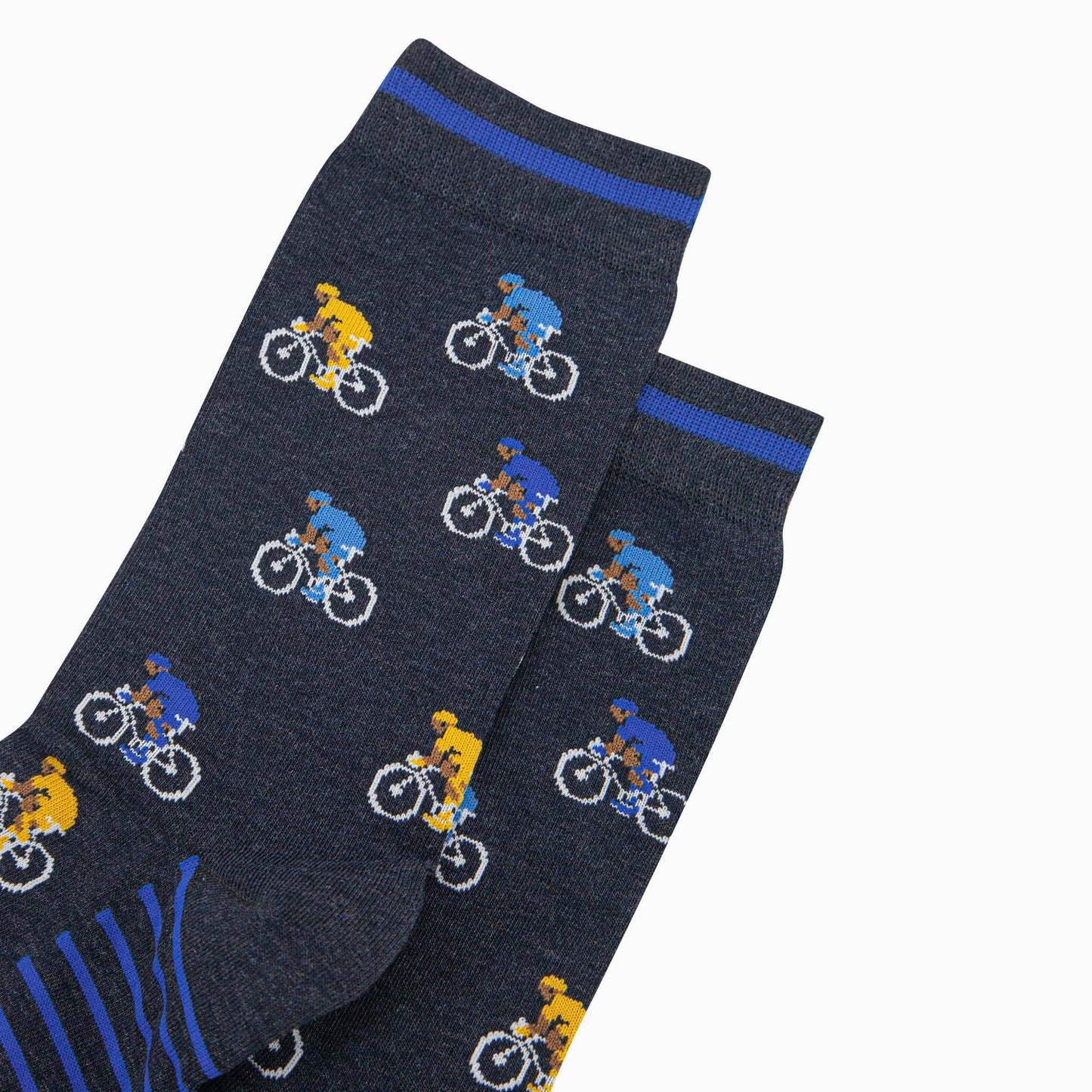 Men's Bamboo Socks - Navy, Cyclists