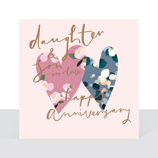 Daughter & Son-in-law, anniversary card - Stephanie Dyment
